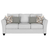 Salizar Sand 2-Piece Upholstered Flared Arm Sofa Set