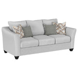 Salizar Sand 3-Piece Upholstered Flared Arm Sofa Set