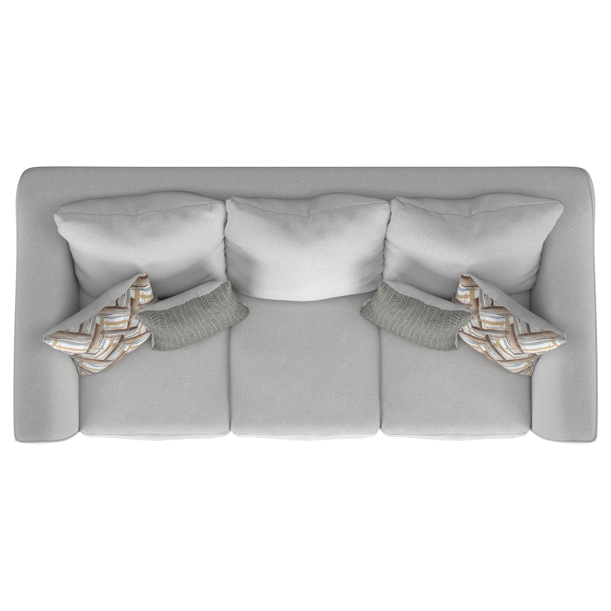 Salizar Sand 3-Piece Upholstered Flared Arm Sofa Set