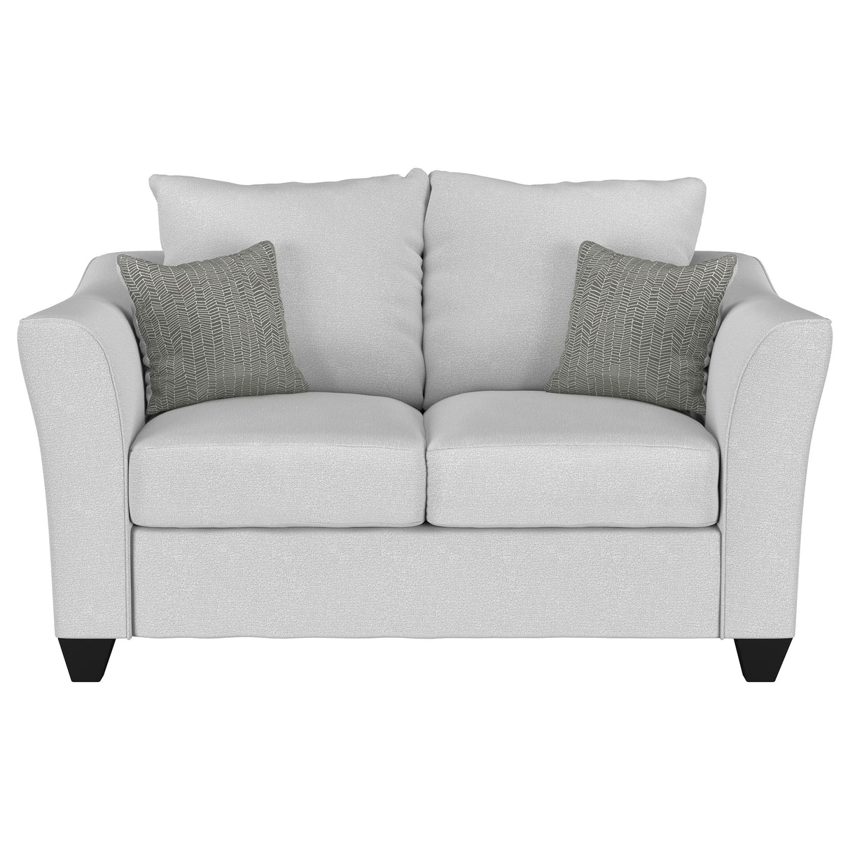 Salizar Sand 3-Piece Upholstered Flared Arm Sofa Set