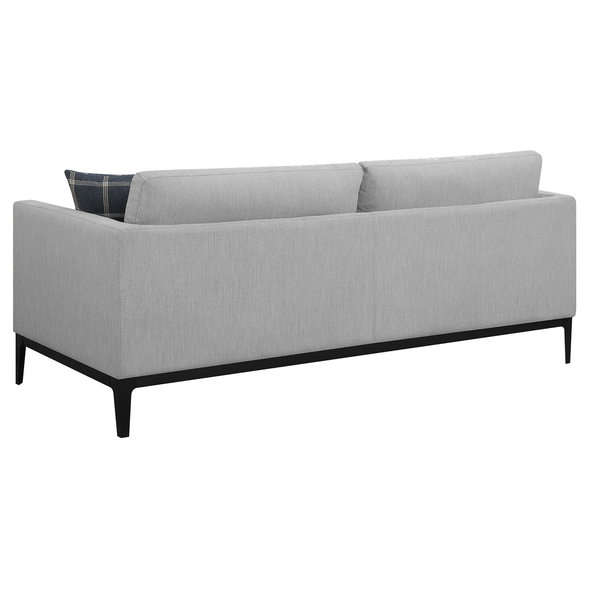 Apperson Light Grey 3-Piece Upholstered Track Arm Sofa Set