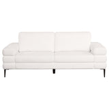 Jessel Ivory 2-Piece Chenille Upholstered Sofa Set