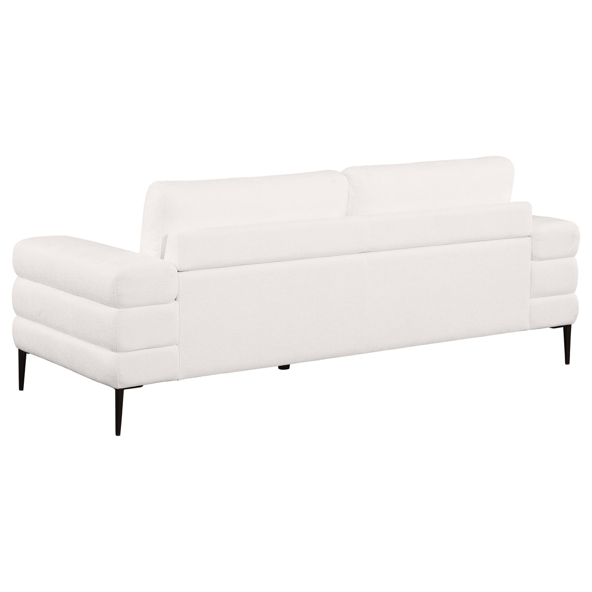 Jessel Ivory 2-Piece Chenille Upholstered Sofa Set