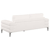 Jessel Ivory 2-Piece Chenille Upholstered Sofa Set