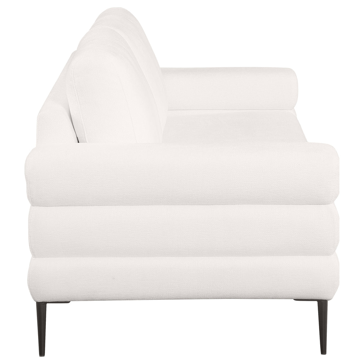 Jessel Ivory 2-Piece Chenille Upholstered Sofa Set