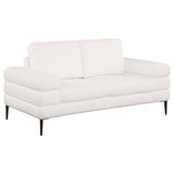 Jessel Ivory 2-Piece Chenille Upholstered Sofa Set