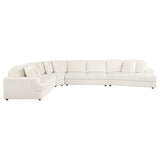 Emberson Ivory 4-Piece Upholstered Modular Sectional Sofa