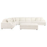 Emberson Ivory 5-Piece Upholstered Modular Sectional Sofa