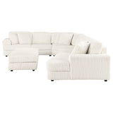 Emberson Ivory 5-Piece Upholstered Modular Sectional Sofa