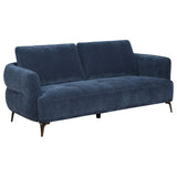 Lively Blue 2-Piece Chenille Upholstered Sofa Set