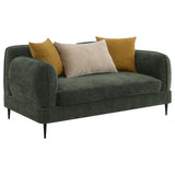 Jade Green 2-Piece Chenille Upholstered Sofa Set