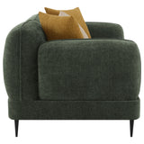 Jade Green 2-Piece Chenille Upholstered Sofa Set