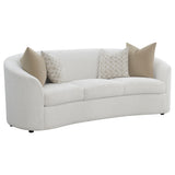 Rainn Latte 3-Piece Boucle Upholstered Sloped Arm Sofa Set