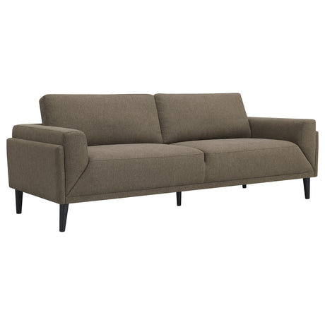 Rilynn Brown 3-Piece Upholstered Track Arm Sofa Set