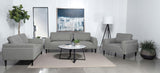 Rilynn Grey 3-Piece Upholstered Track Arm Sofa Set