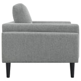 Rilynn Grey 3-Piece Upholstered Track Arm Sofa Set