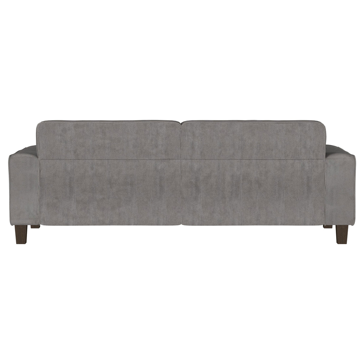 Deerhurst Charcoal Upholstered Track Arm Tufted Sofa