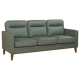 Jonah Green 2-Piece Upholstered Track Arm Sofa Set