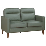 Jonah Green 2-Piece Upholstered Track Arm Sofa Set