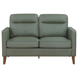 Jonah Green 2-Piece Upholstered Track Arm Sofa Set