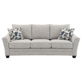 Tomkins Light Grey 2-Piece Boucle Upholstered Sofa Set