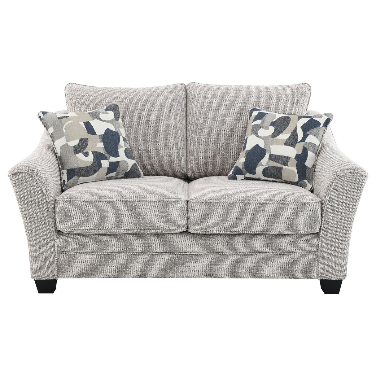 Tomkins Light Grey 2-Piece Boucle Upholstered Sofa Set