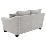 Tomkins Light Grey 2-Piece Boucle Upholstered Sofa Set