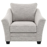 Tomkins Light Grey 3-Piece Boucle Upholstered Sofa Set