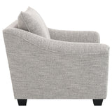 Tomkins Light Grey 3-Piece Boucle Upholstered Sofa Set