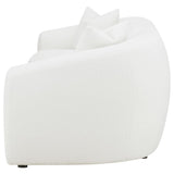 Isabella Upholstered Tight Back Sofa White