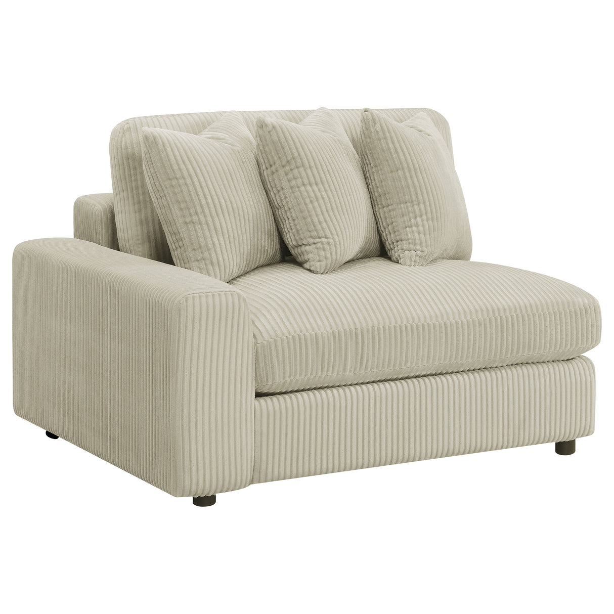 Blaine Sand Upholstered Reversible Chaise Sectional Sofa