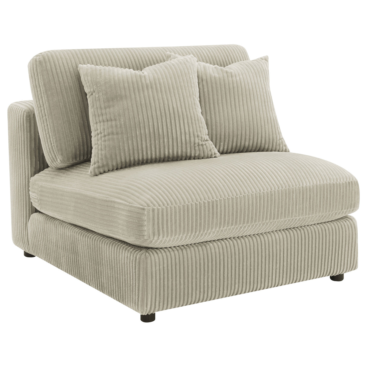 Blaine Sand Upholstered Reversible Chaise Sectional Sofa