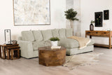 Blaine Sand Upholstered Reversible Chaise Sectional Sofa