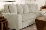 Blaine Sand Upholstered Reversible Chaise Sectional Sofa