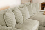 Blaine Sand Upholstered Reversible Chaise Sectional Sofa