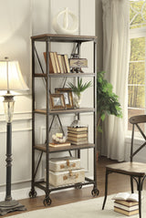 Millwood Black, Brown Bookcase