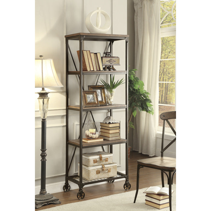 Millwood Black, Brown Bookcase