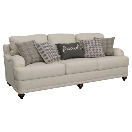 Glenn Light Grey / 2-Piece Upholstered Sofa Set And