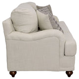 Glenn Light Grey / 2-Piece Upholstered Sofa Set And