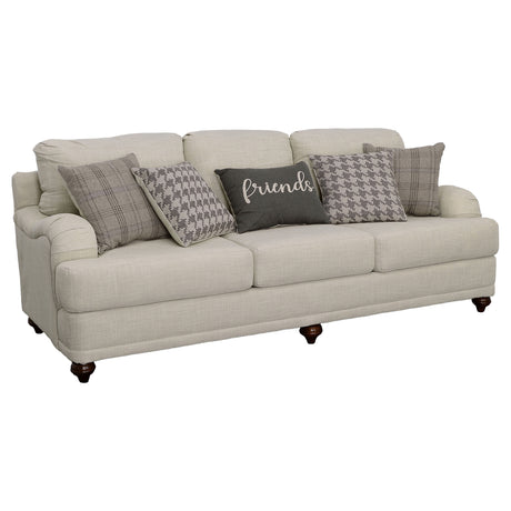 Glenn Light Grey / 3-Piece Upholstered Sofa Set And