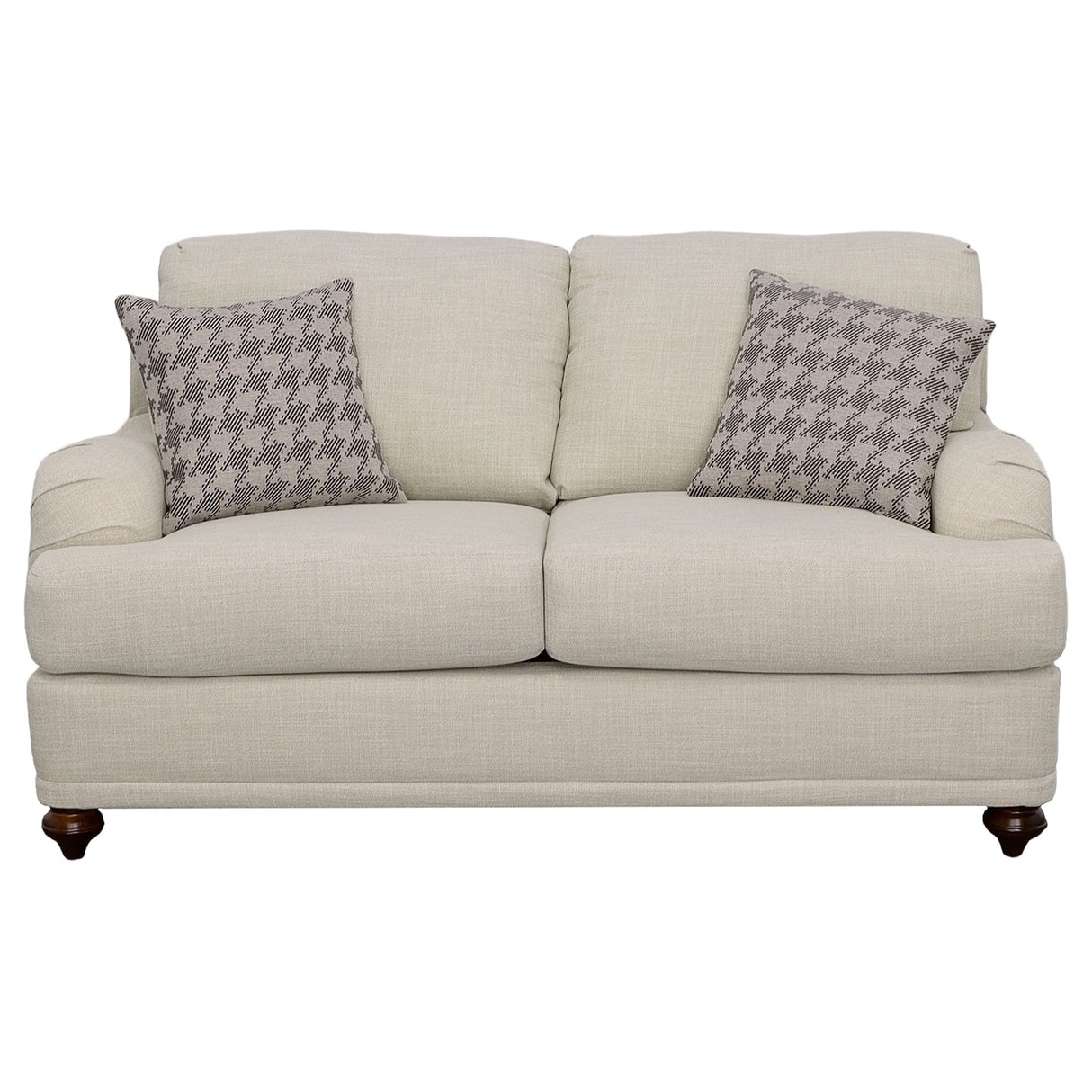 Glenn Light Grey / 3-Piece Upholstered Sofa Set And