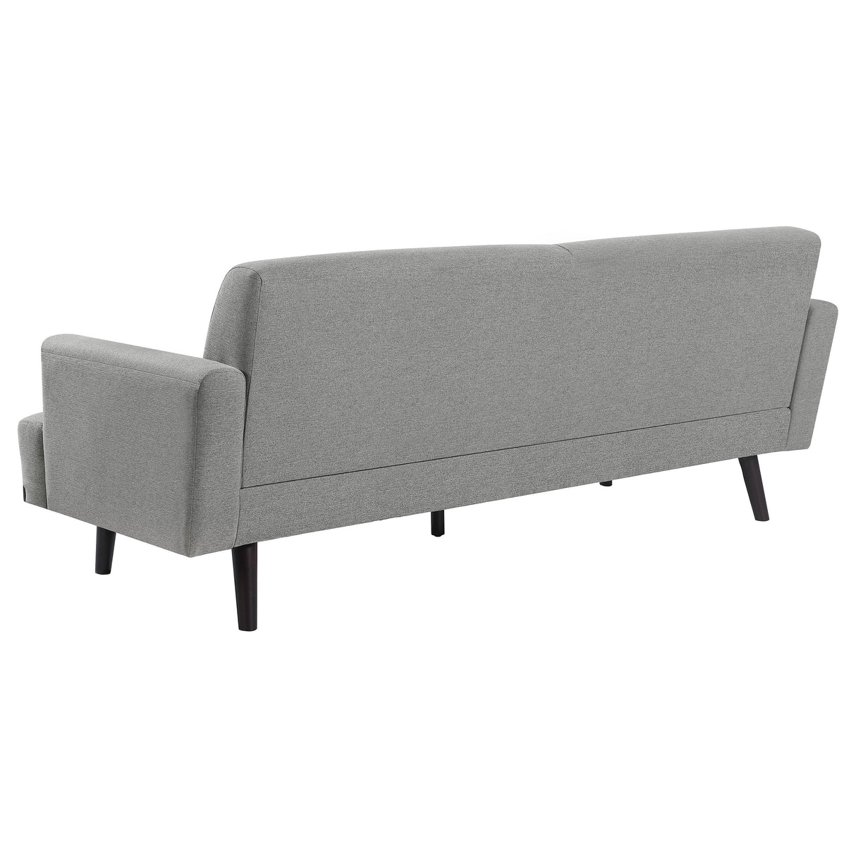 Blake Sharkskin 2-Piece Upholstered Track Arm Sofa Set