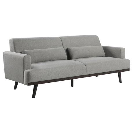 Blake Sharkskin 3-Piece Upholstered Track Arm Sofa Set