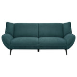 Acton Teal Blue 2-Piece Upholstered Flared Arm Sofa Set