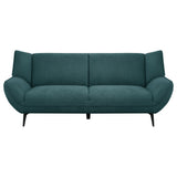 Acton Teal Blue 2-Piece Upholstered Flared Arm Sofa Set