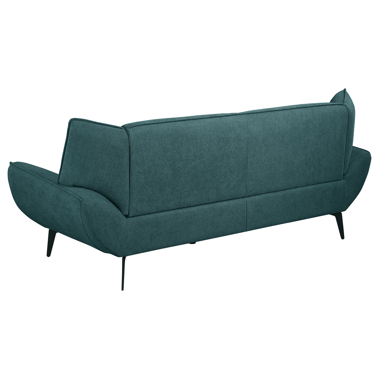 Acton Teal Blue 2-Piece Upholstered Flared Arm Sofa Set