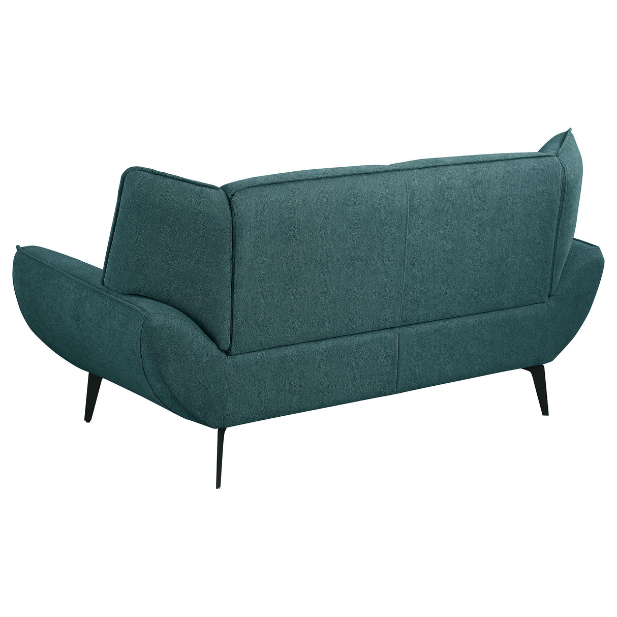 Acton Teal Blue 2-Piece Upholstered Flared Arm Sofa Set