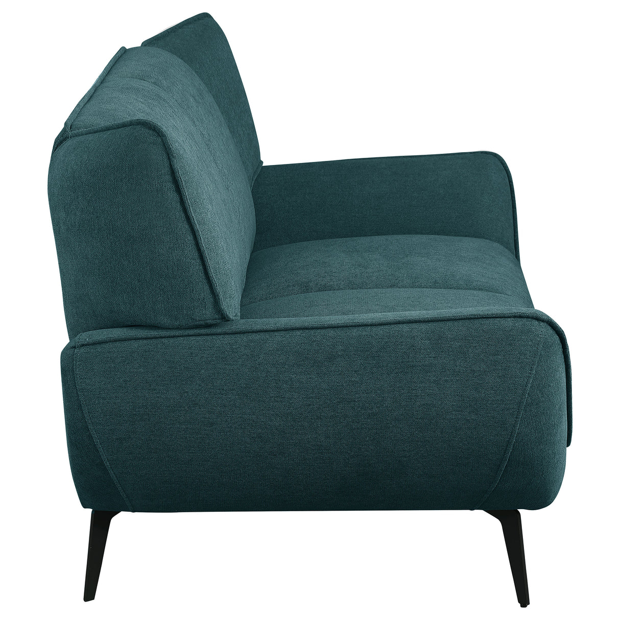 Acton Teal Blue 2-Piece Upholstered Flared Arm Sofa Set