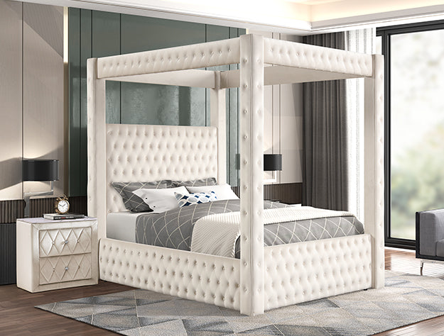 Annabelle Qn Hb+Fb+Canopy+Slat Queen