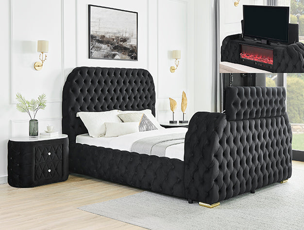 Natalia King Footboard Black